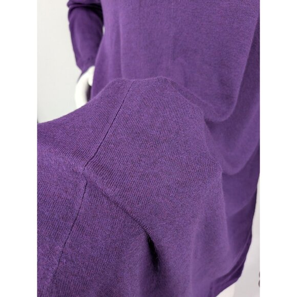 Eileen Fisher Tunic Sweater Top Women Size L Asymmetric Minimalist Capsule Cozy - Picture 7 of 9